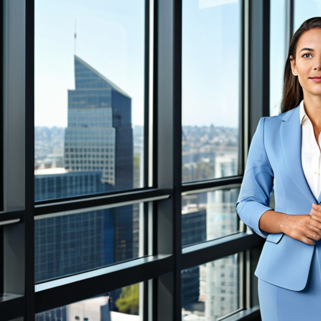 심리적 안전감을 높이는 긍정적 피드백의 활용 - Business Professional**

"A confident businesswoman in a modern, fully clothed business suit, standi...