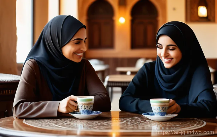 심리적 안전감을 위한 비공식적 대화의 중요성 - Prompt 1: Heartfelt Arabic Conversation over Coffee**